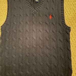 Polo Ralph Lauren Dark Blue V-Neck Sweater Vest